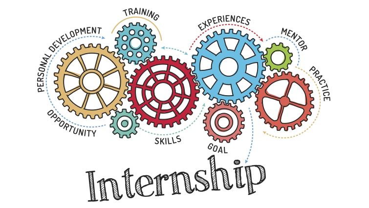 Why Businesses Should Offer Internship Opportunities - INTERNSHIP in big letters with all the benefits listed.